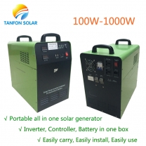 Protable generator 500W DC to AC Solar Power System for home use