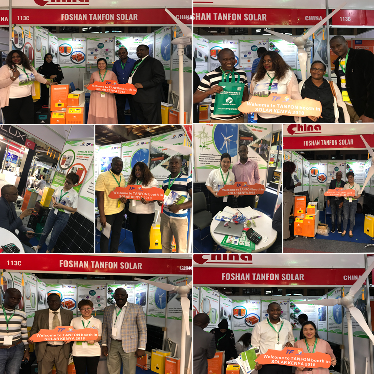 Foshan Tanfon Solar attend the Kenya Solar Products Fair