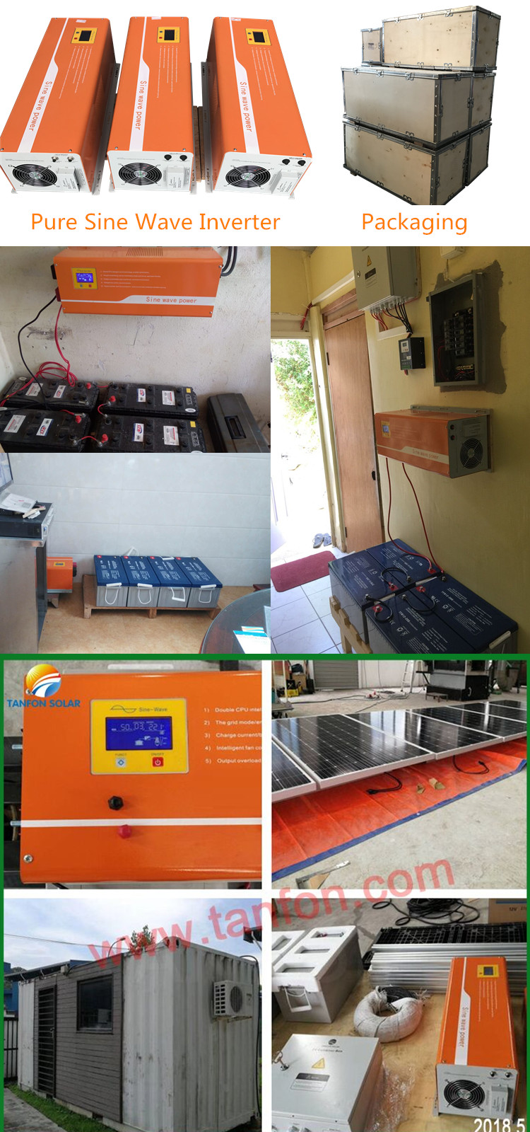 inverter pure sine wave off grid power for solar system