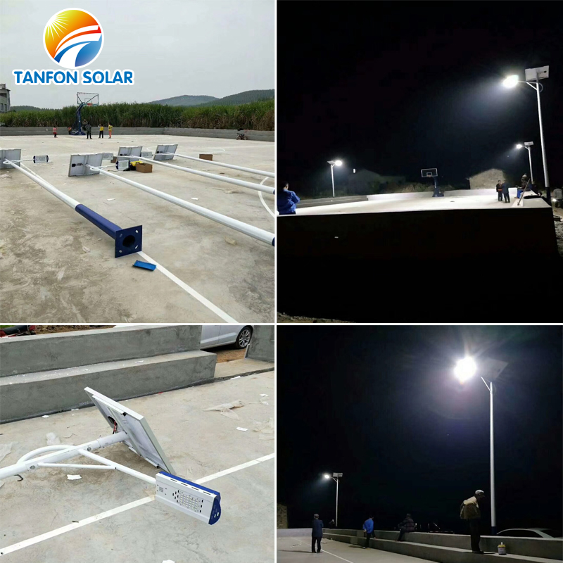 solar led light system installation