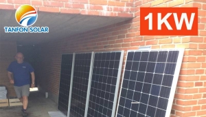 1kw solar panels 1000 watts off grid power system for home