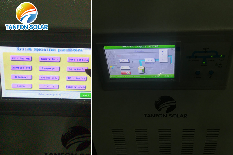 solar system three phase power off grid