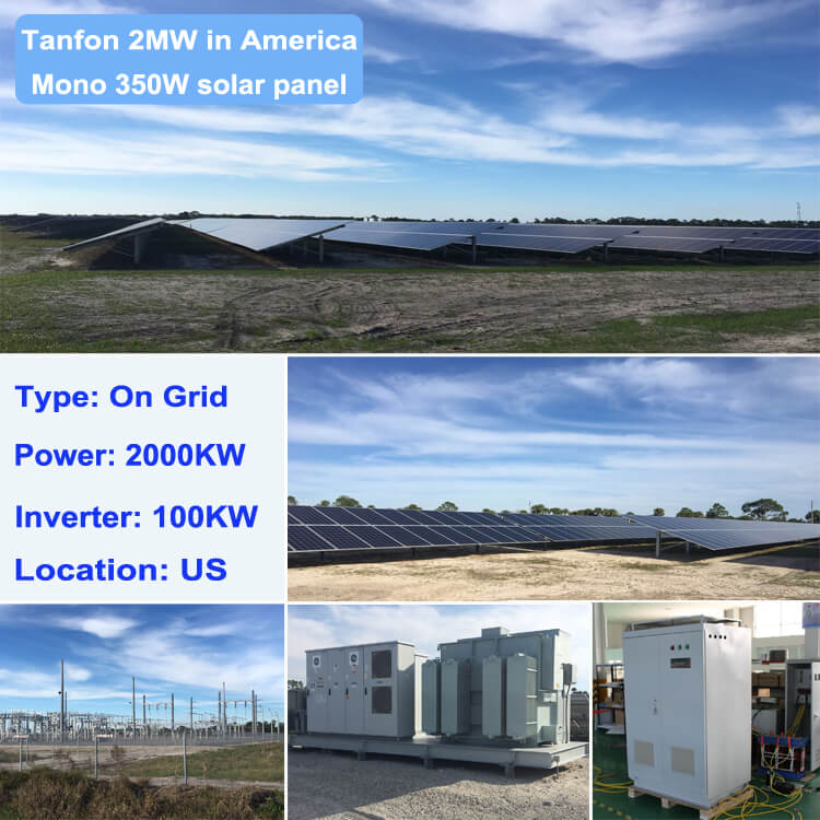 600KW 600KVA Off Grid Solar Power System With Battery Storage