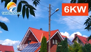 Solar panel kit 6000w off grid complete system China price