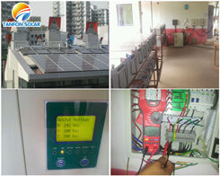 Hotel used solar power system