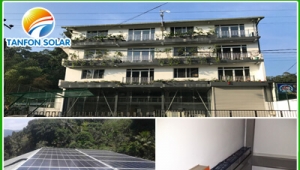 TANFON 3kw off grid solar system for 4 floors building used