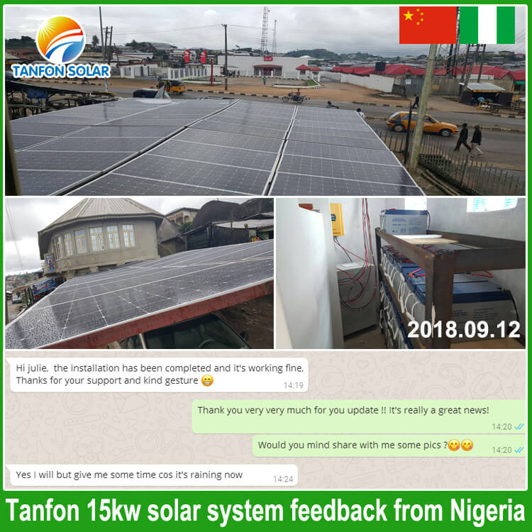 15kw solar energy system in Nigeria