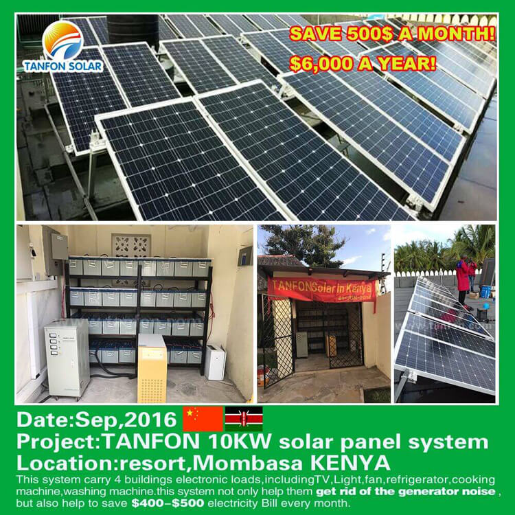 solar power system 10kw in Kenya