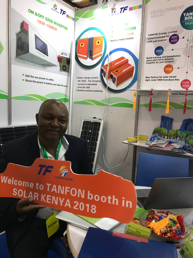 TANFON attended Fair of solar energy in Kenya