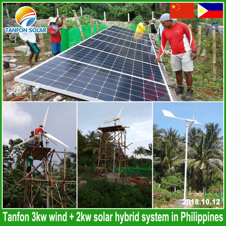 5 kw wind solar hybrid system