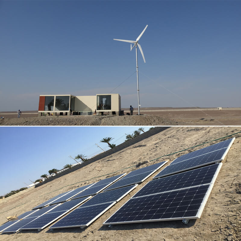 solar wind hybrid system