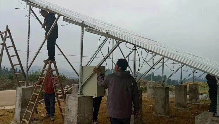 solar panel system for irrigation