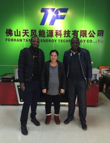 Burkina Faso customer visit TANFON factory