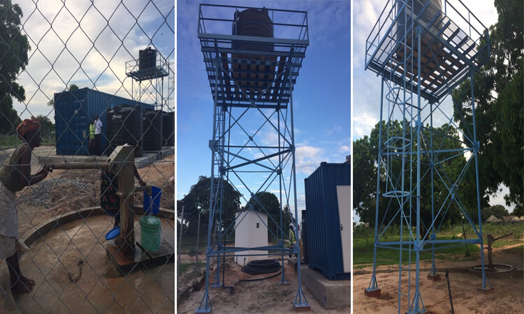 solar energy system for water treatment