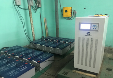 solar battery installation