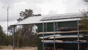 How is solar wind hybrid power system install in Australia?