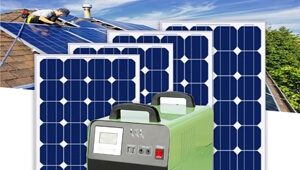 1000 watt solar power kit battery powered generator