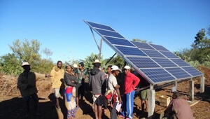 Tanfon 2HP Solar water pump system in Madagascar