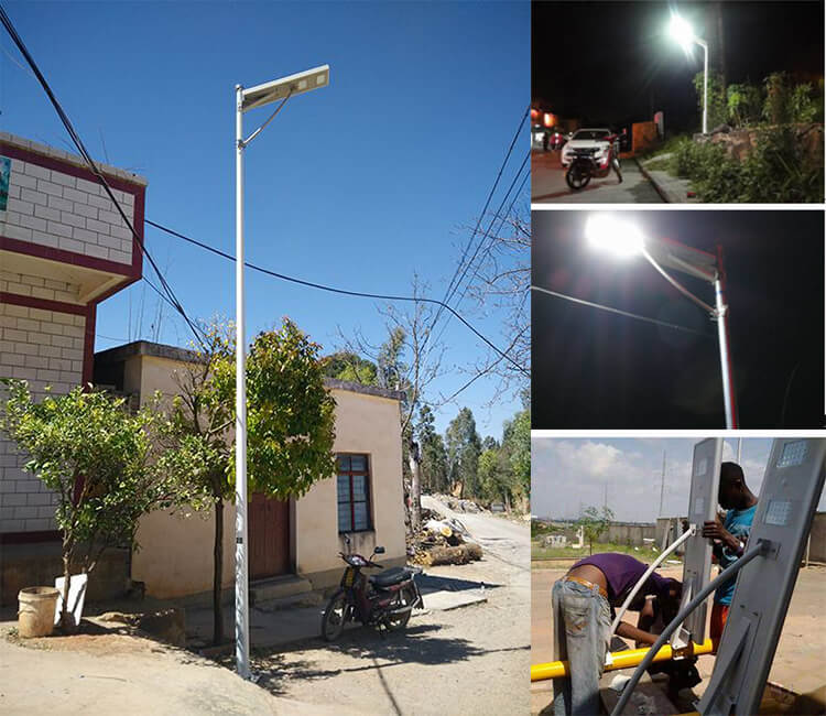 solar panel street lights