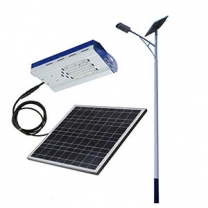 solar led street light system pv panel and lamp separated design