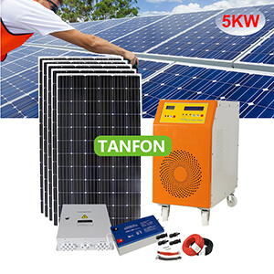 Tanfon Solar Power System Solar Panel Inverter Solar Home