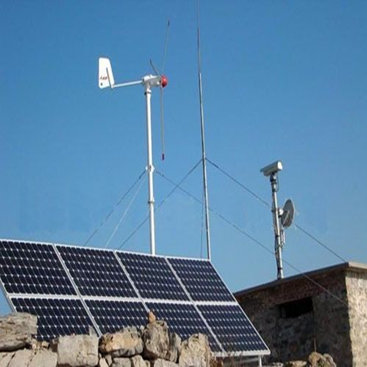 Wind and solar hybrid system