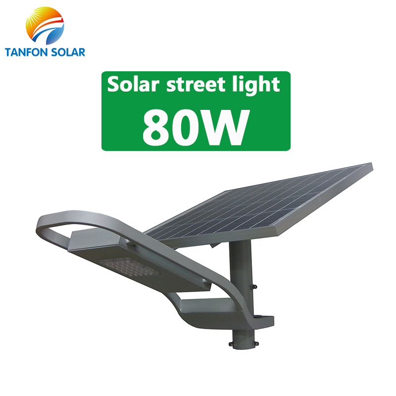 solar panel street light