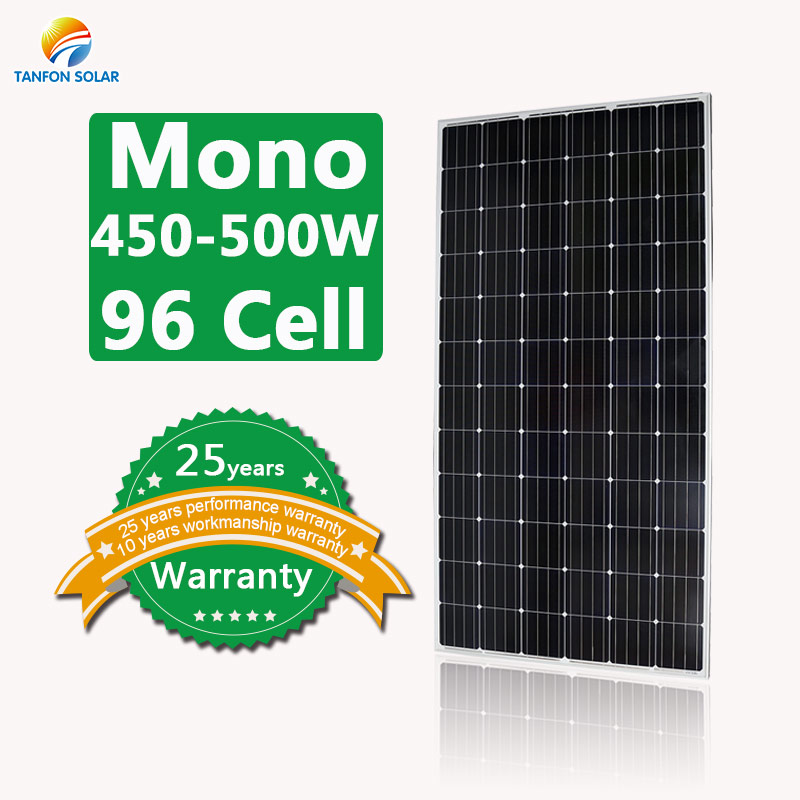 450W 480W 500W high efficiency solar panels
