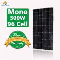 Tanfon high efficiency 36V mono 96 cell 500W solar panel