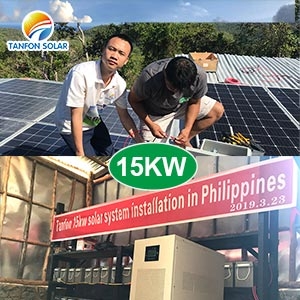 TANFON 15KW solar system with lightning protection function