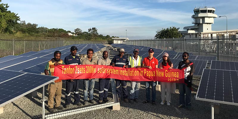 200kw solar system in Papua New Guinea