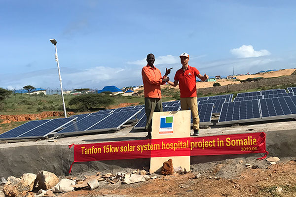 hospital solar panels