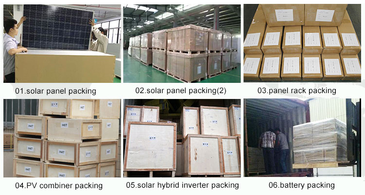 solar powered irrigation pump - packing