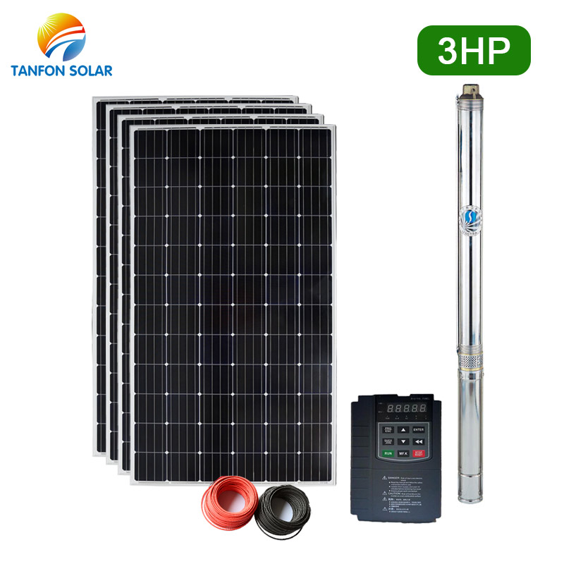 solar submersible water pump 3 hp