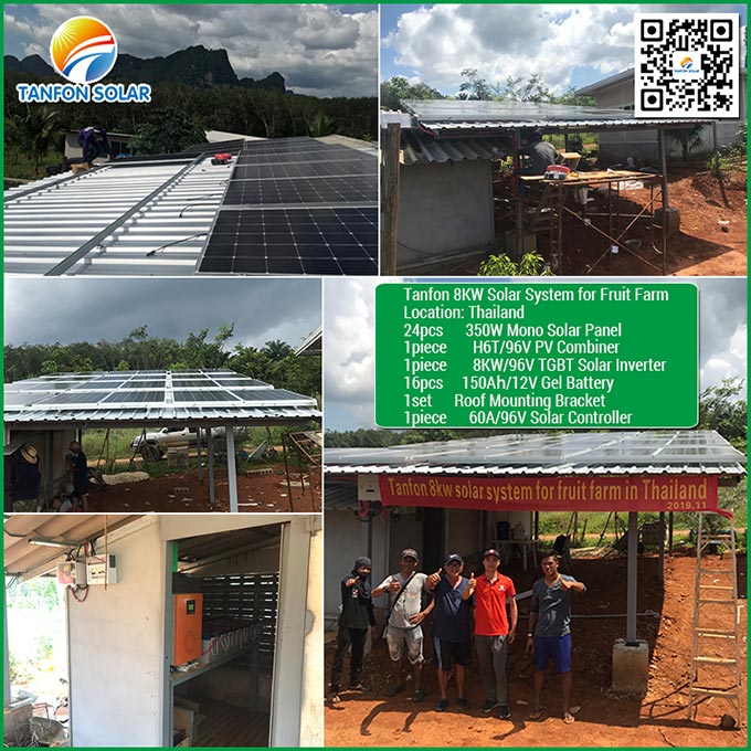 8kw solar system in Thailand