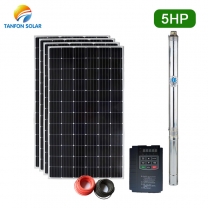 4kw solar irrigation system 5.5hp agriculture solar pump