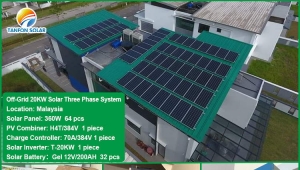 Solar generator French Guiana 10kw off grid pv system