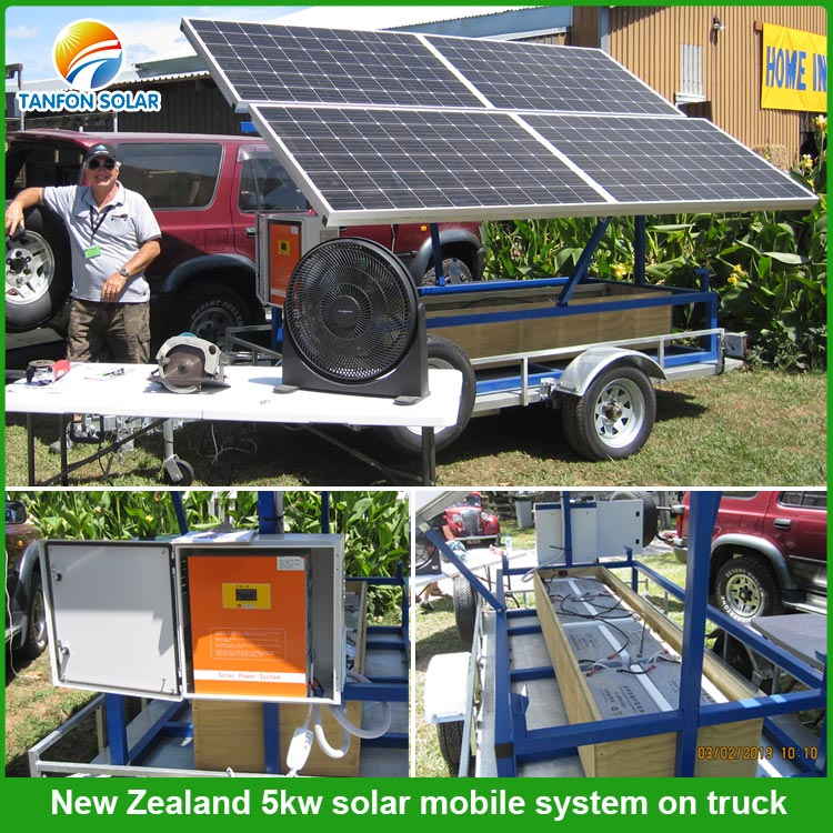 5kw solar mobile system in New Zealand