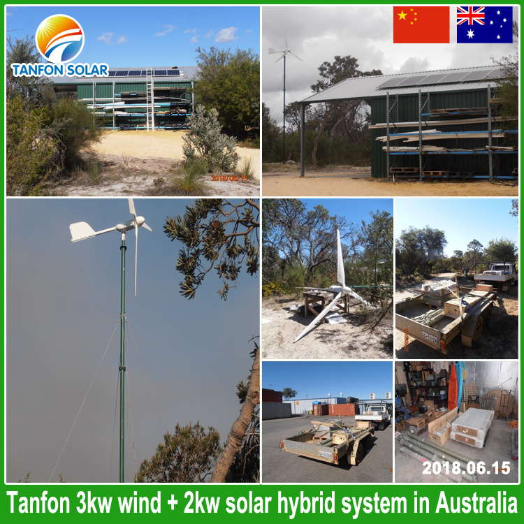wind solar hybrid system in New Zealand