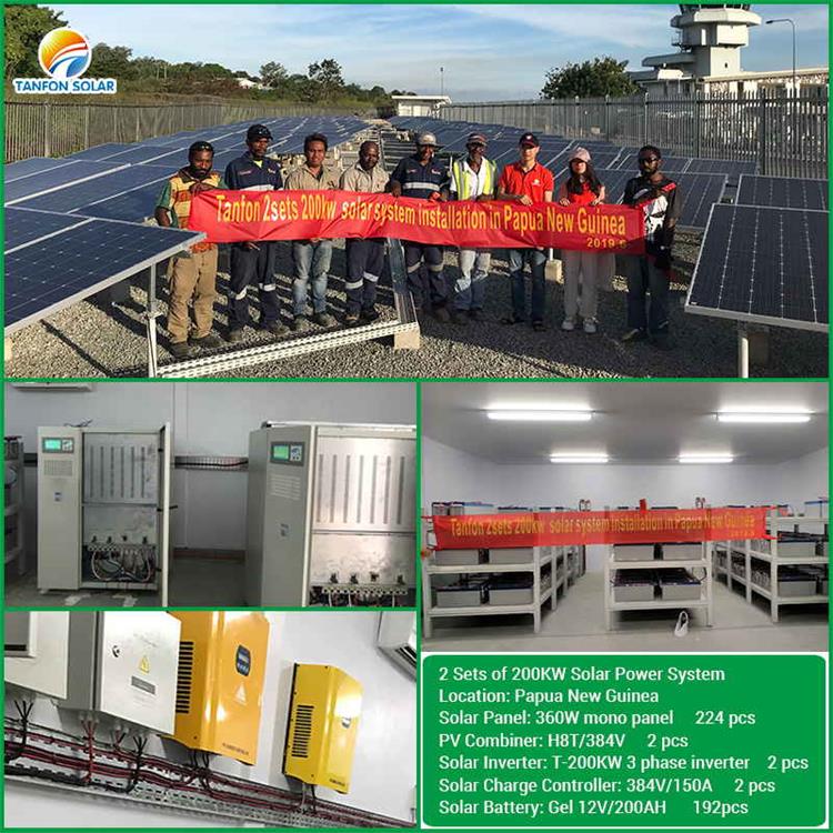 Three Phase Off Grid 240KW Solar Panel System