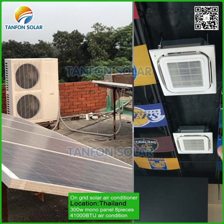 on grid solar air con