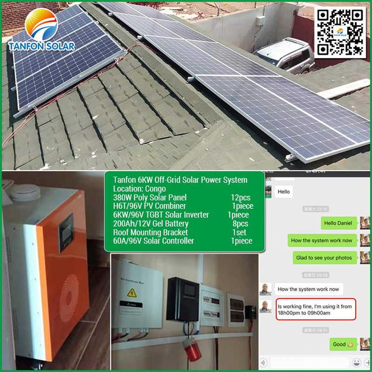 6kw solar power system