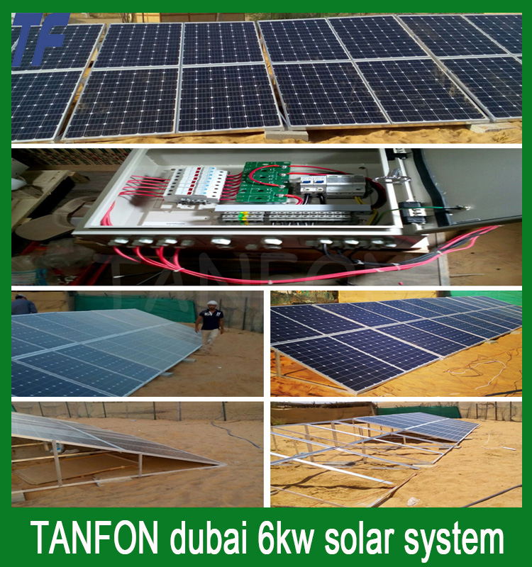 TANFON dibai 6kw solar home system