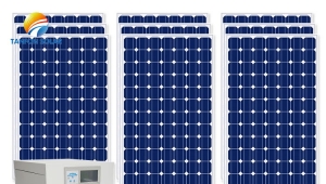 30 kw panels batteries complete set work with diesel generator hybrid for hotel 