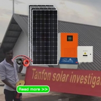 off grid solar power system for factory and solar farming