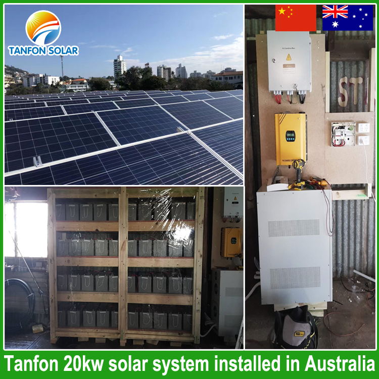 20kw solar roof top PV system for Lobster farm
