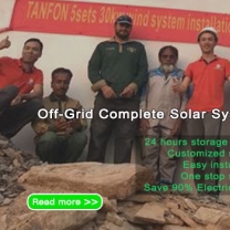 solar rooftop pv system 20k complete off grid power systems