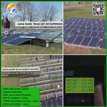 solar power plant 30kw solar panel set with battery Togo