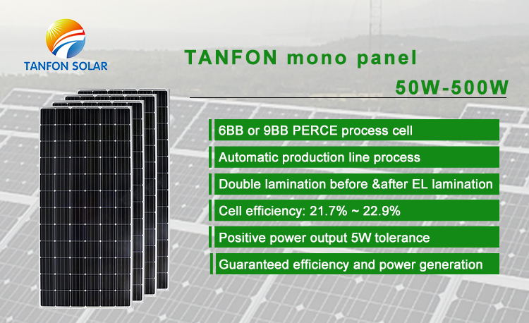 Mono solar panel