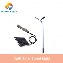 Split solar streert light C-SLS serise lithium ion 100w solar street light